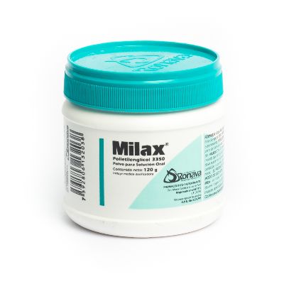 MILAX POLIETILENGLICOL 3350 8.5GR POLVO 120GR